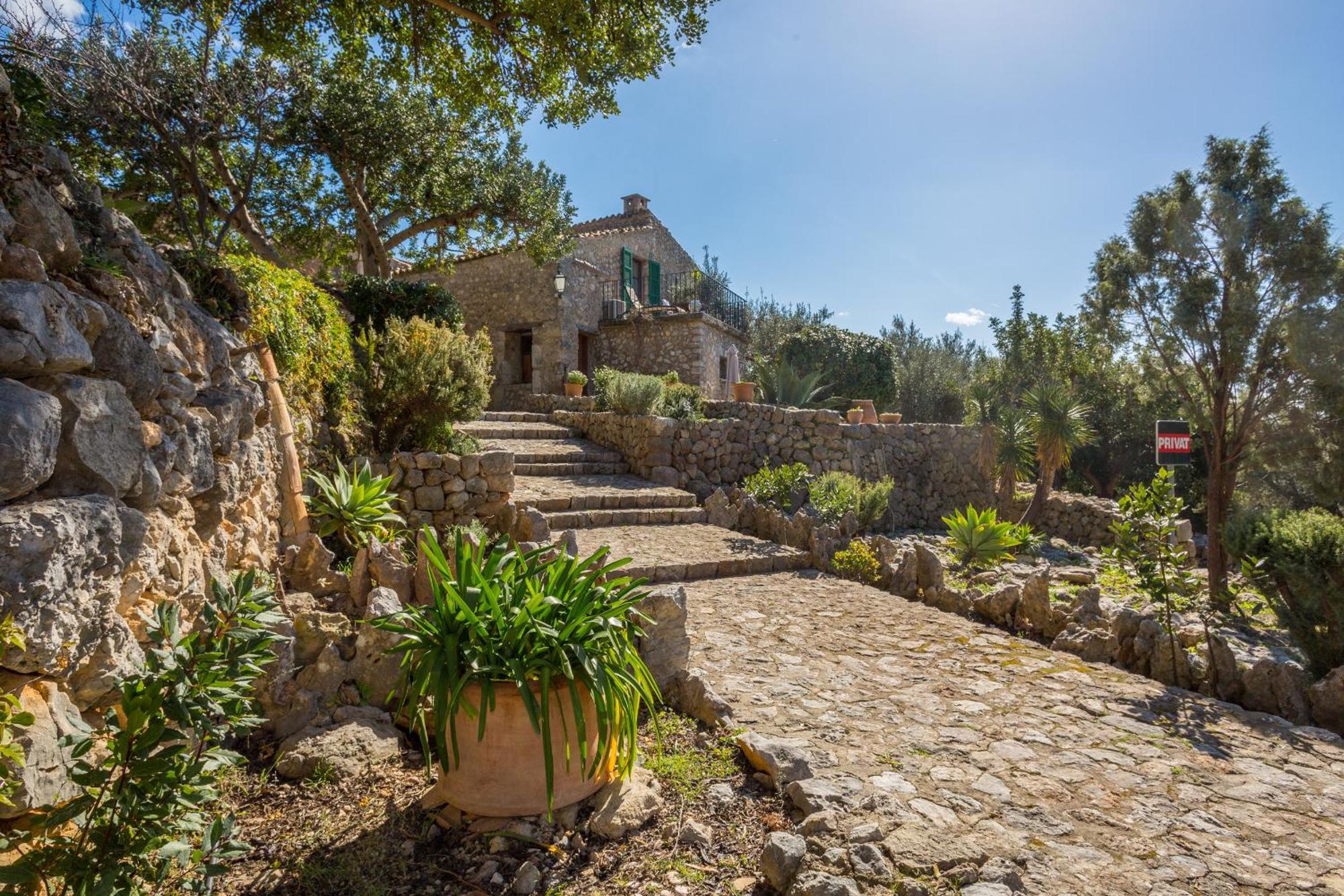 Finca Es Castell Binibona Esterno foto