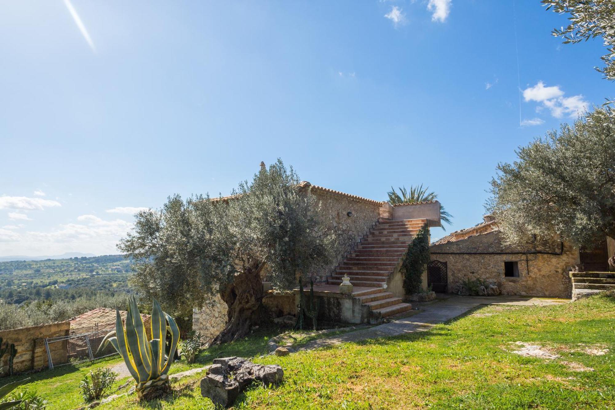 Finca Es Castell Binibona Esterno foto
